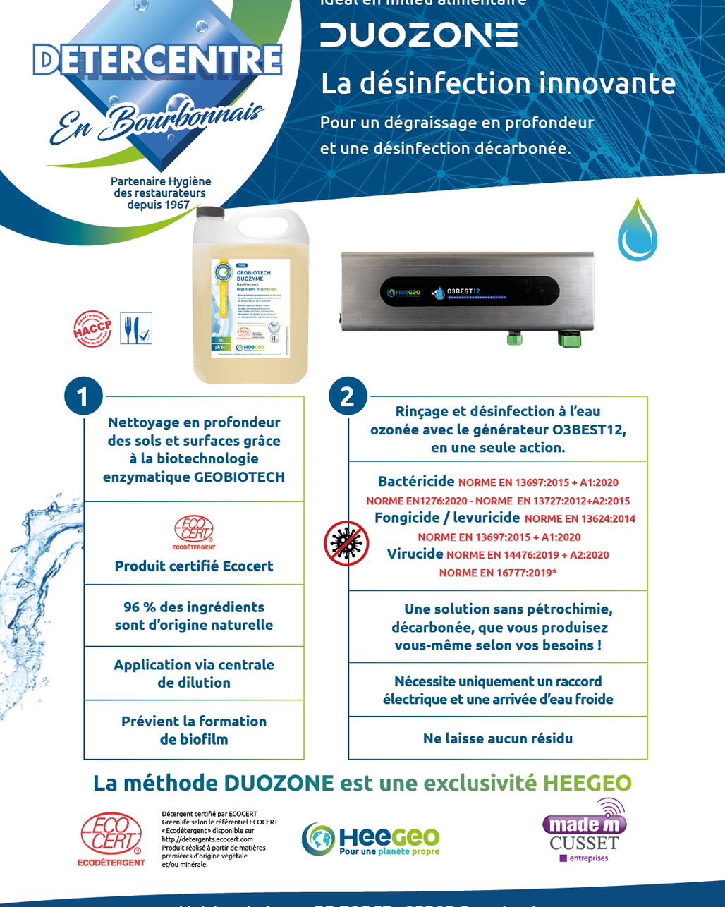 DÃ©sinfectation par eau ozonÃ©e avec Duozone